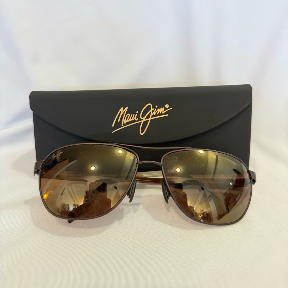 Maui Jim Castles Matte Chocolate Sunglasses